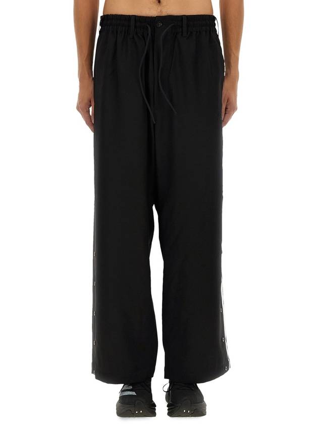 Sports Uniform 3 Stripes Track Pants Black - Y-3 - BALAAN 2