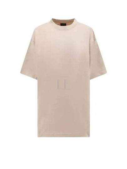 Logo Print Short Sleeve T-Shirt Beige - BALENCIAGA - BALAAN 2