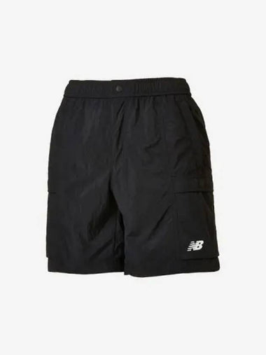 Uni NBSC 4 5 Woven Shorts 19 Black - NEW BALANCE - BALAAN 1