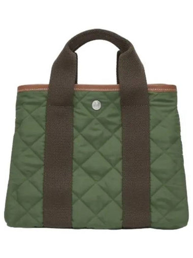 Small Traversi Quilted Tote Bag Khaki - RUE DE VERNEUIL - BALAAN 1