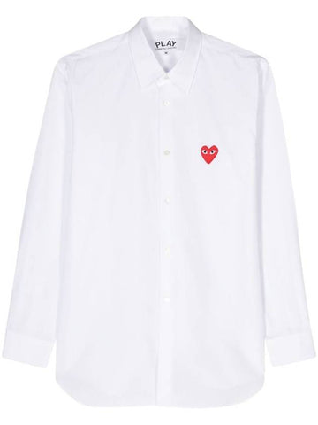 Comme Des Garçons Play Shirt With Print - COMME DES GARCONS PLAY - BALAAN 1