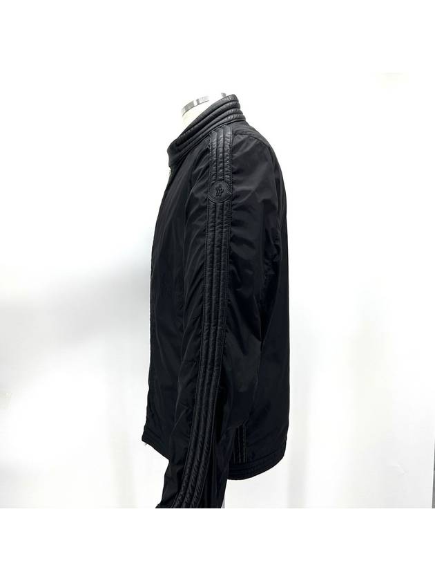 Black Waffen Rider Jacket Windbreaker - MONCLER - BALAAN 5