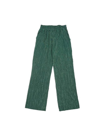 Wide Banding Pleated Pants Green - FOREEDCLUB - BALAAN 1