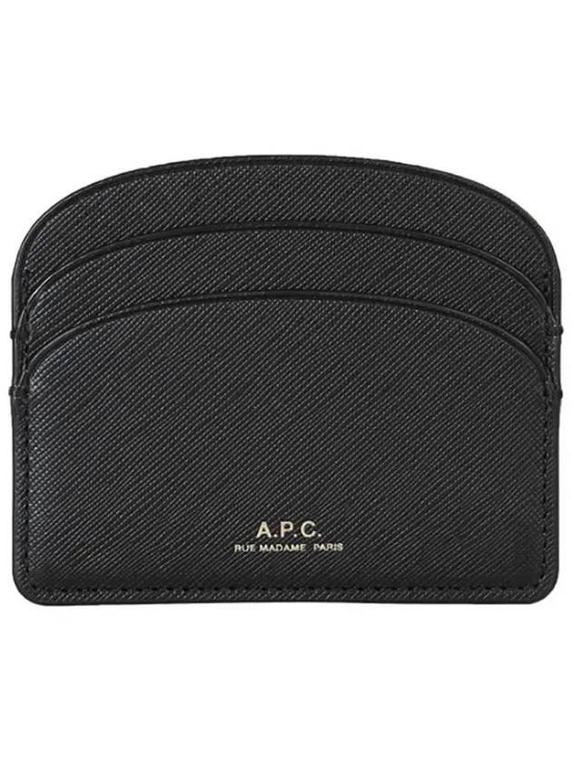 Demi Lune Card Wallet Black - A.P.C. - BALAAN 3