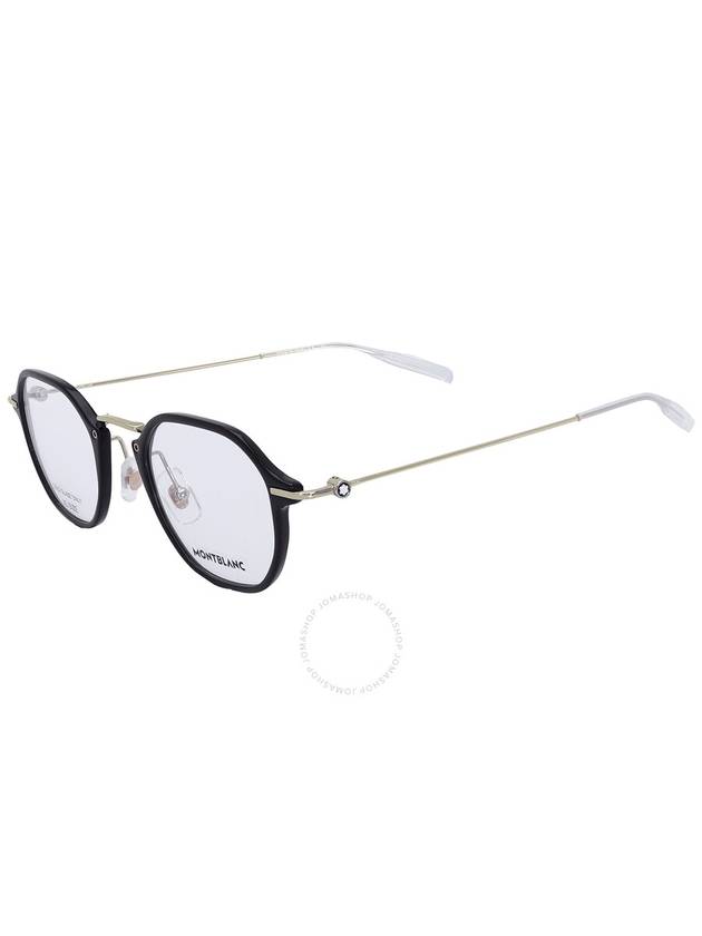 Sunglasses MB0296O 001 001 BLACK GOLD TRANSPARENT - MONTBLANC - BALAAN 4