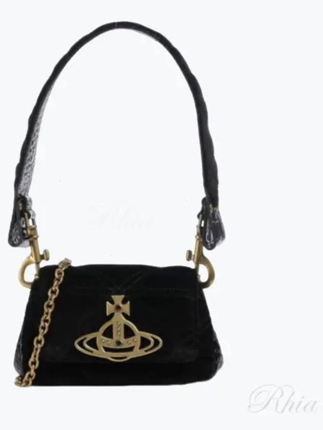 Hazel Small Shoulder Bag Black - VIVIENNE WESTWOOD - BALAAN 2