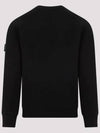 Garment Dyed Malfile Crewneck Sweatshirt Black - STONE ISLAND - BALAAN 3