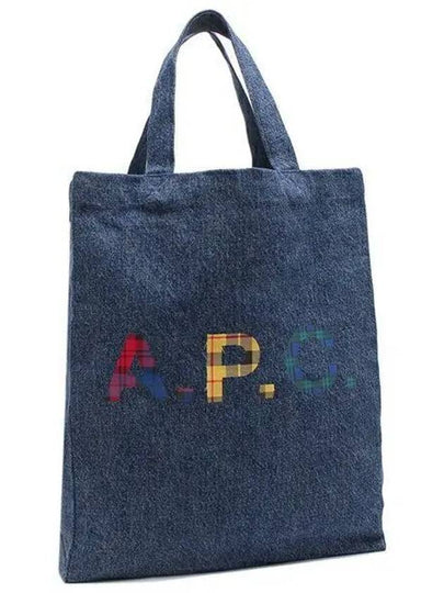 Lou Mini Tote Bag Blue - A.P.C. - BALAAN 2