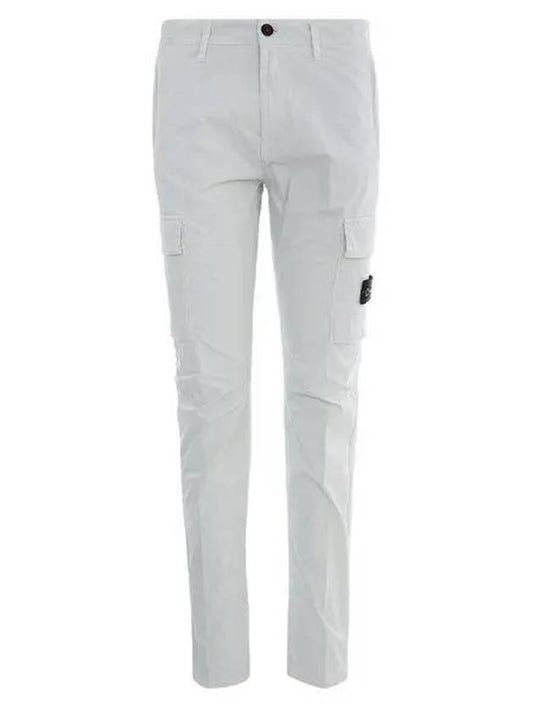 Kids Waffen Patch Cargo Straight Pants White - STONE ISLAND - BALAAN 2