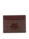 Tesuto Paisley Card Wallet Brown - ETRO - BALAAN 1