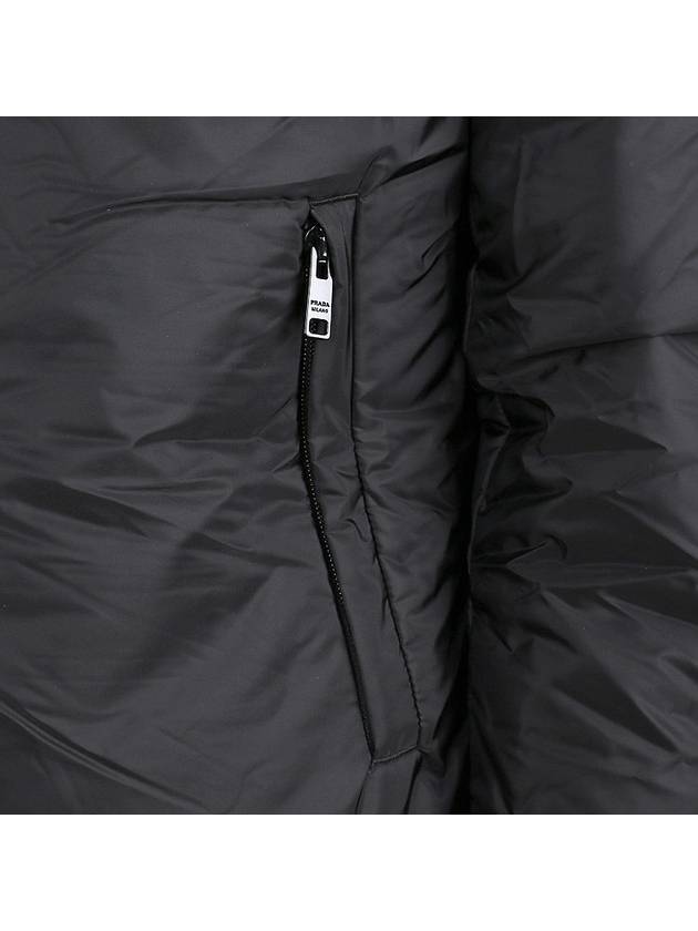 Re-Nylon Padded Jacket Black - PRADA - BALAAN 9