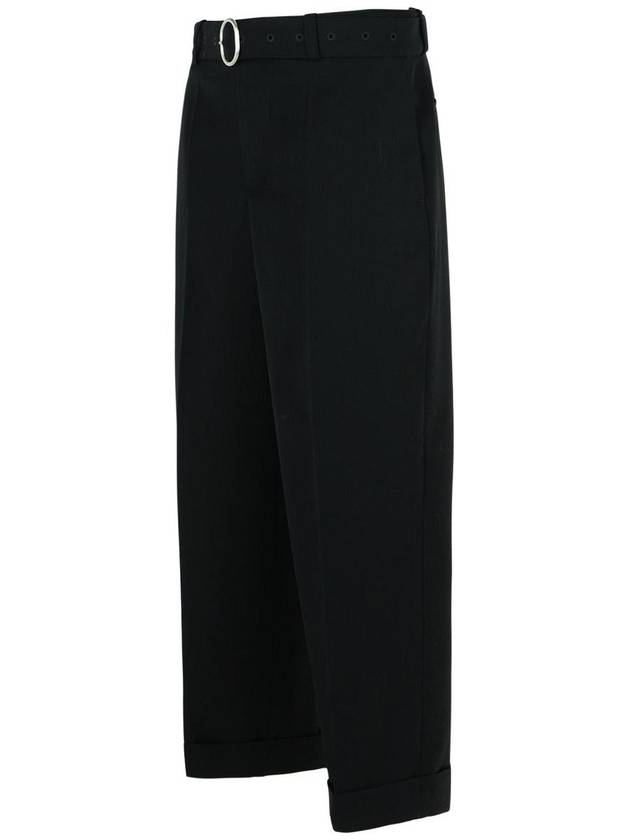 Jil Sander Black Wool Pants - JIL SANDER - BALAAN 2