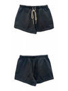 160SU242000F 001 Essential Logo Patch Sweat Shorts Black Men s Pants TEO - FEAR OF GOD - BALAAN 4