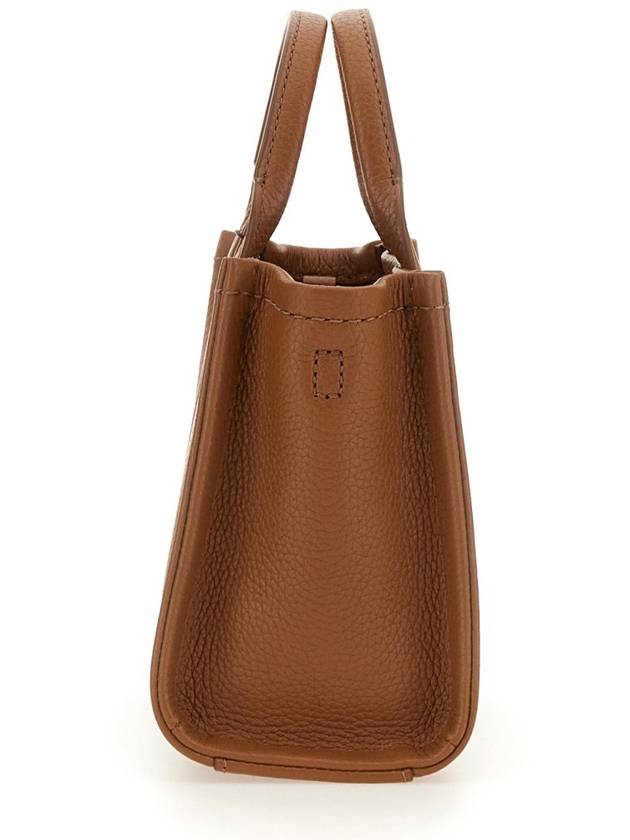 Mini Micro Leather Tote Bag Brown - MARC JACOBS - BALAAN 6