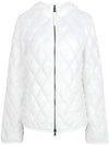 White quilted hood goose down jacket PALINA D 81757261 753 - BOGNER - BALAAN 1