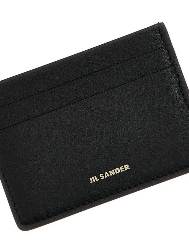 Logo Card Wallet Black - JIL SANDER - BALAAN 4