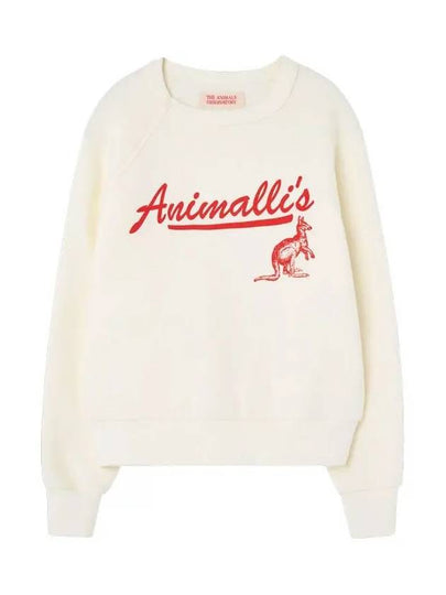 Kids Animal Sweatshirt Ivory F24023 221FU - THE ANIMALS OBSERVATORY - BALAAN 2