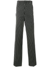 striped wide leg trousers - LANVIN - BALAAN 4