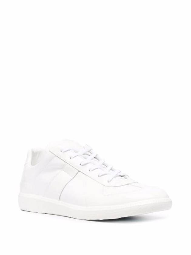 Replica Leather Low Top Sneakers White - MAISON MARGIELA - BALAAN 3