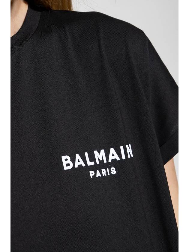 long sleeve t-shirt BF1EF010BB01 EAB BLACK - BALMAIN - BALAAN 6