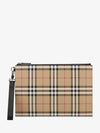 Edin Check Clutch Bag Beige - BURBERRY - BALAAN 4