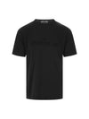 Men's Logo Short Sleeve T-Shirt Black - STONE ISLAND - BALAAN 1