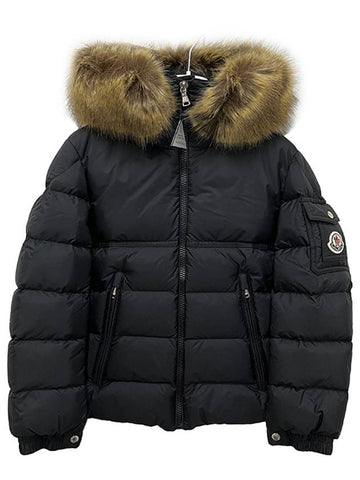 Kids Logo Patch NEW BYRONF Down Padded Jacket 8Y 10Y Black 1A00086 5968E 999 - MONCLER - BALAAN 1