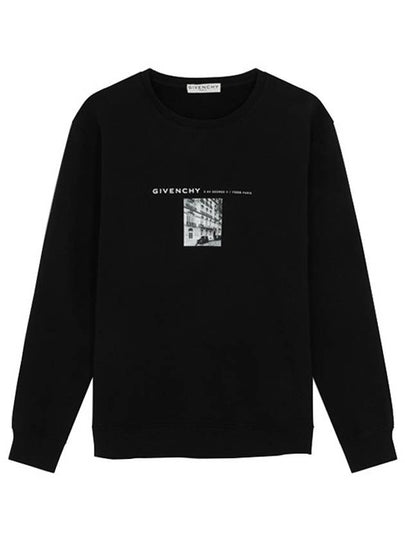 Graphic Print Sweatshirt Black - GIVENCHY - BALAAN 2