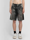 J12PT041 BLACK Satin Bermuda Shorts Pants - MIHARA YASUHIRO - BALAAN 2