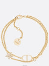 Women's Petite CD Double Bracelet Gold - DIOR - BALAAN 2