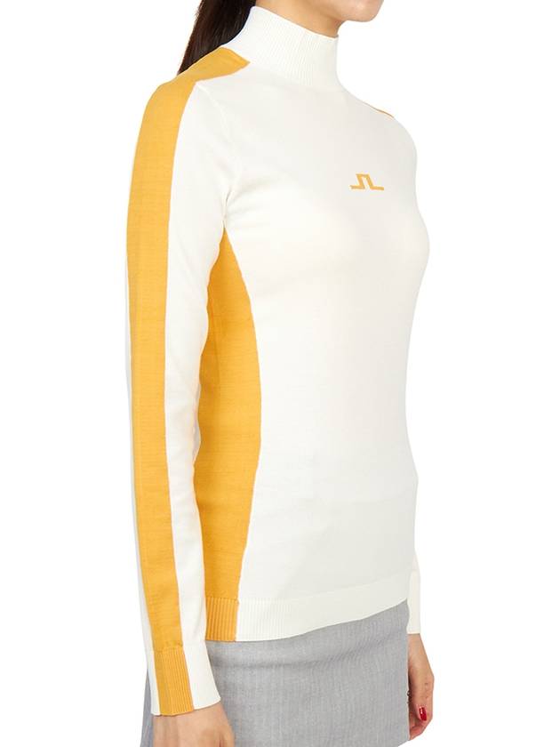 Golf Adia AWKW08330 0000 Women s Mock Neck Knit Sweater - J.LINDEBERG - BALAAN 4