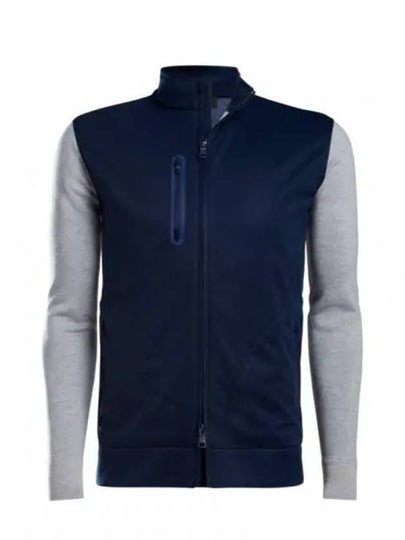 Men's Hybrid Golf Zip-Up Jacket Dark Blue - G/FORE - BALAAN 2