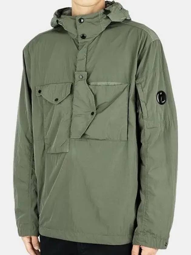 Men's Chrome-R Lens Patch Anorak Green - CP COMPANY - BALAAN 2