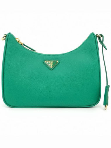 Re edition Saffiano leather shoulder bag - PRADA - BALAAN 1