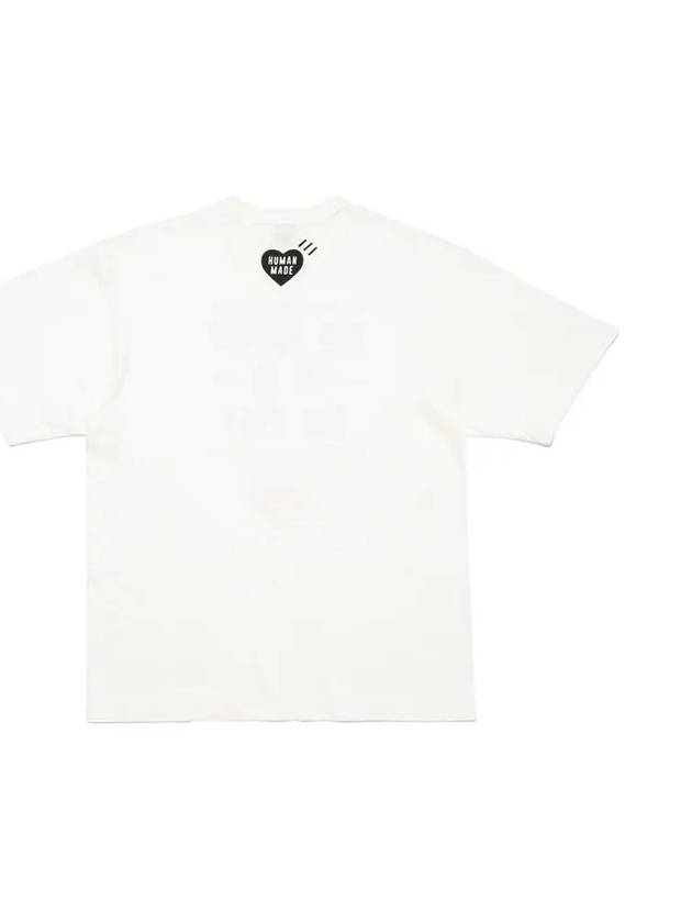 Graphic Short Sleeve T Shirt 03 White HM27TE003 - HUMAN MADE - BALAAN 3