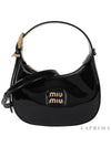 Patent Leather Hobo Tote Bag Black - MIU MIU - BALAAN 9