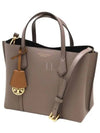 Perry Triple Compartment Small Tote Bag Dark Beige - TORY BURCH - BALAAN 2