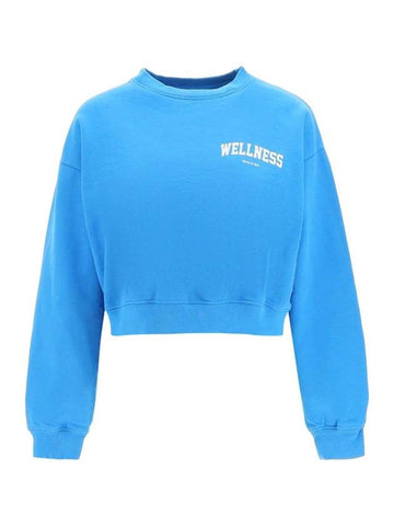 WELLNESS Ivy Crop Sweatshirt Sporty RICH CR624 OC B0230268921 - SPORTY & RICH - BALAAN 1