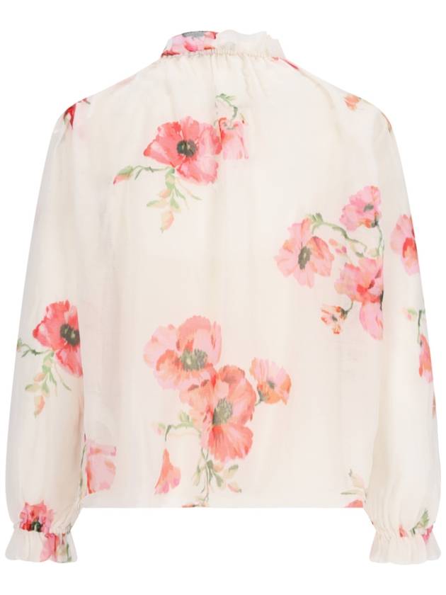 Lightburst Billow Blouse Cream - ZIMMERMANN - BALAAN 3