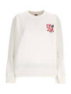 Iconic USA Logo Sweatshirt White - AUTRY - BALAAN 2