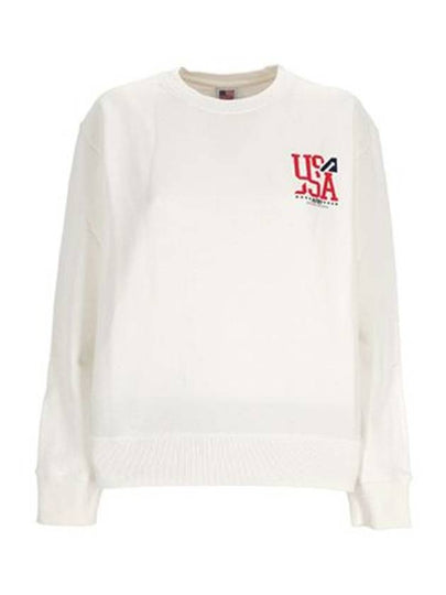 Iconic USA Logo Sweatshirt White - AUTRY - BALAAN 2