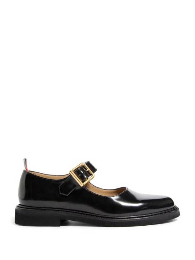 Spazzolato Micro Sol Tom John Loafer Black - THOM BROWNE - BALAAN 1