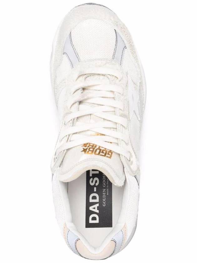 Mesh and Suede Leather Dad-Star Sneakers White Beige - GOLDEN GOOSE - BALAAN 5