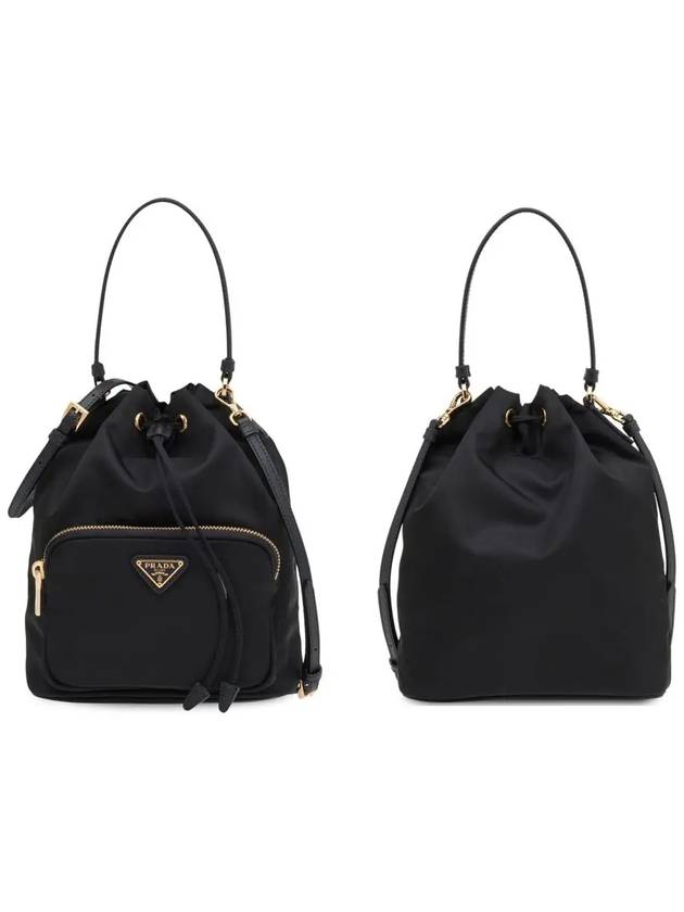 Prada Triangle Logo Re Nylon Women s Bucket Bag 1BH038 - SAINT LAURENT - BALAAN 1