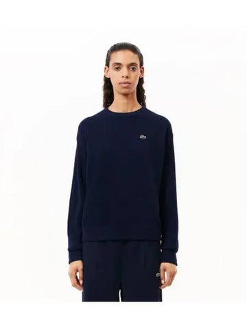 Women s Rings Crew Neck Sweater Navy - LACOSTE - BALAAN 1