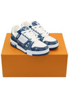 LV Trainer Low Top Sneakers Blue - LOUIS VUITTON - BALAAN 7