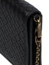 Intrecciato Chain Cross Bag Black - BOTTEGA VENETA - BALAAN 6