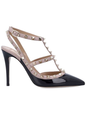 Rockstud caged ankle strap pump - VALENTINO - BALAAN 1