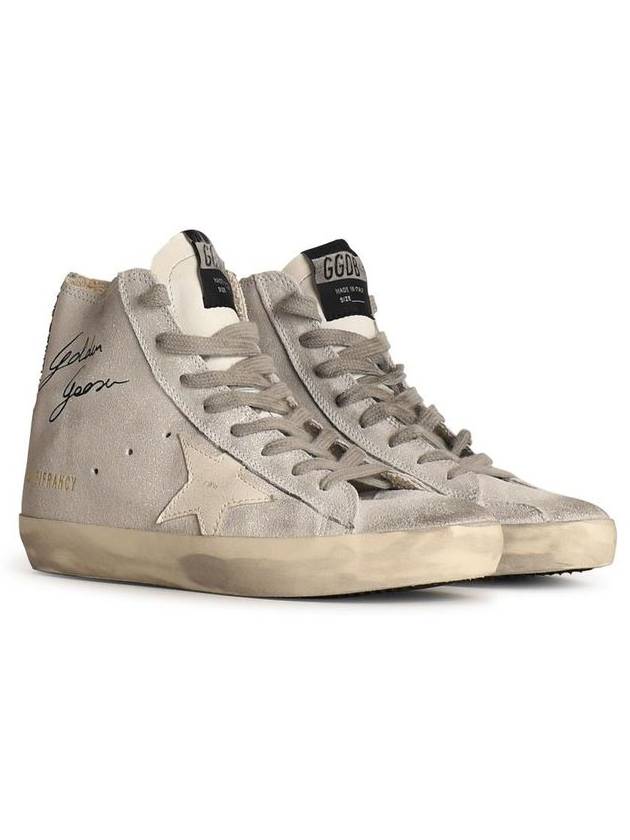 Francy Leather High Top Sneakers White - GOLDEN GOOSE - BALAAN 3