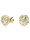 Sublima Crystal Stud Earrings Gold - SWAROVSKI - BALAAN 2